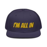 Snapback Hat "2052-0061 I'm All In (Yellow Logo)" - JCBTGlobal