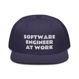 Snapback Hat "2052-0081 Software Engineer At Work (White Logo)" - JCBTGlobal