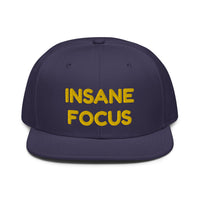 Snapback Hat "2052-0091 Insane Focus (Yellow Logo)" - JCBTGlobal