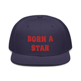 Snapback Hat "2052-0151 Born A Star (Red Logo)" - JCBTGlobal