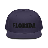 Snapback Hat "1053-0031 Florida (Black Logo)" - JCBTGlobal