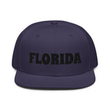 Snapback Hat "1053-0031 Florida (Black Logo)" - JCBTGlobal