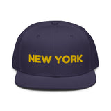 Snapback Hat "1053-0041 New York (Yellow Logo)" - JCBTGlobal