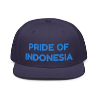 Snapback Hat "1054-0041 Indonesia (Blue Logo)" - JCBTGlobal