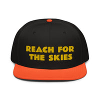 Snapback Hat "1052-0131 Reach For The Skies (Yellow Logo)" - JCBTGlobal