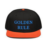 Snapback Hat "1052-0021 Golden Rule (Blue Logo)" - JCBTGlobal