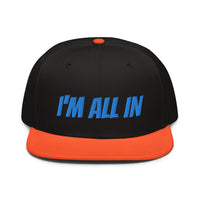 Snapback Hat "1052-0061 I'm All In (Blue Logo)" - JCBTGlobal