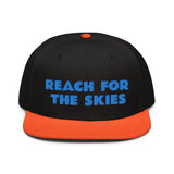 Snapback Hat "1052-0131 Reach For The Skies (Blue Logo)" - JCBTGlobal