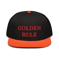 Snapback Hat "2052-0021 Golden Rule (Red Logo)" - JCBTGlobal