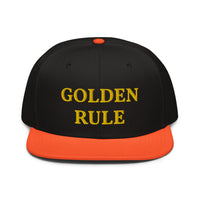 Snapback Hat "2052-0021 Golden Rule (Yellow Logo)" - JCBTGlobal