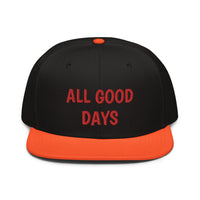 Snapback Hat "2052-0031 All Good Days (Red Logo)" - JCBTGlobal