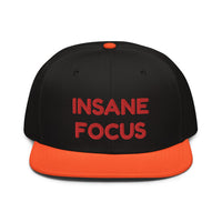 Snapback Hat "2052-0091 Insane Focus (Red Logo)" - JCBTGlobal