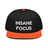 Snapback Hat "2052-0091 Insane Focus (White Logo)" - JCBTGlobal