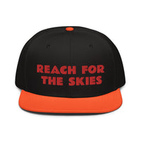 Snapback Hat "2052-0131 Reach For The Skies (Red Logo)" - JCBTGlobal