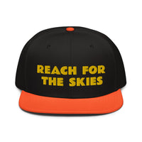 Snapback Hat "2052-0131 Reach For The Skies (Yellow Logo)" - JCBTGlobal