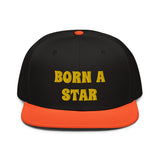 Snapback Hat "2052-0151 Born A Star (Yellow Logo)" - JCBTGlobal