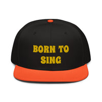 Snapback Hat "2052-0161 Born To Sing (Yellow Logo)" - JCBTGlobal