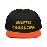 Snapback Hat "1053-0101 North Carolina (Yellow Logo)" - JCBTGlobal