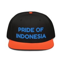 Snapback Hat "1054-0041 Indonesia (Blue Logo)" - JCBTGlobal