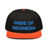 Snapback Hat "1054-0041 Indonesia (Blue Logo)" - JCBTGlobal