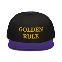 Snapback Hat "1052-0021 Golden Rule (Yellow Logo)" - JCBTGlobal