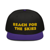 Snapback Hat "1052-0131 Reach For The Skies (Yellow Logo)" - JCBTGlobal