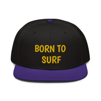 Snapback Hat "2051-0031 Born To Play Surf (Yellow Logo)" - JCBTGlobal