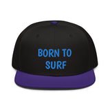 Snapback Hat "1051-0061 Born To Surf (Blue Logo)" - JCBTGlobal