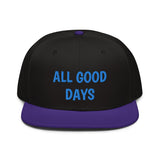 Snapback Hat "1052-0031 All Good Days (Blue Logo)" - JCBTGlobal