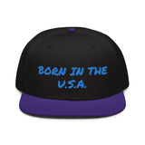 Snapback Hat "1052-0041 Born In The U.S.A. (Blue Logo)" - JCBTGlobal