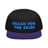 Snapback Hat "1052-0131 Reach For The Skies (Blue Logo)" - JCBTGlobal