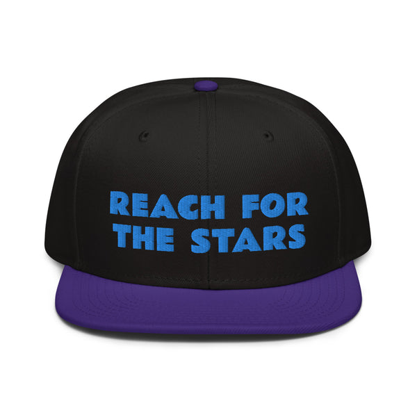 Snapback Hat "1052-0141 Reach For The Stars (Blue Logo)" - JCBTGlobal