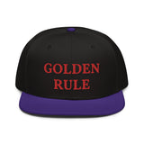 Snapback Hat "2052-0021 Golden Rule (Red Logo)" - JCBTGlobal