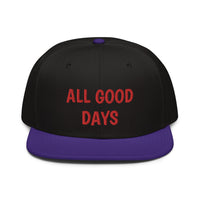 Snapback Hat "2052-0031 All Good Days (Red Logo)" - JCBTGlobal