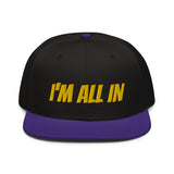 Snapback Hat "2052-0061 I'm All In (Yellow Logo)" - JCBTGlobal