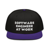 Snapback Hat "2052-0081 Software Engineer At Work (White Logo)" - JCBTGlobal