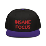 Snapback Hat "2052-0091 Insane Focus (Red Logo)" - JCBTGlobal