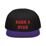 Snapback Hat "2052-0151 Born A Star (Red Logo)" - JCBTGlobal