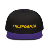 Snapback Hat "1053-0011 California (Yellow Logo)" - JCBTGlobal