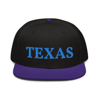 Snapback Hat "1053-0021 Texas (Blue Logo)" - JCBTGlobal