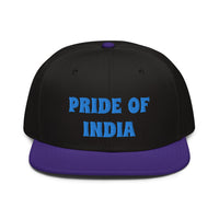 Snapback Hat "1054-0021 India (Blue Logo)" - JCBTGlobal