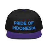 Snapback Hat "1054-0041 Indonesia (Blue Logo)" - JCBTGlobal