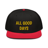 Snapback Hat "1052-0031 All Good Days (Yellow Logo)" - JCBTGlobal