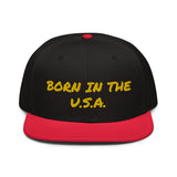 Snapback Hat "1052-0041 Born In The U.S.A. (Yellow Logo)" - JCBTGlobal