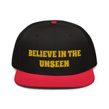 Snapback Hat "1052-0101 Believe In The Unseen (Yellow Logo)" - JCBTGlobal