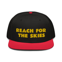 Snapback Hat "1052-0131 Reach For The Skies (Yellow Logo)" - JCBTGlobal