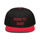 Snapback Hat "2051-0031 Born To Play Surf (Red Logo)" - JCBTGlobal