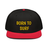 Snapback Hat "2051-0031 Born To Play Surf (Yellow Logo)" - JCBTGlobal