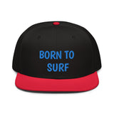 Snapback Hat "1051-0061 Born To Surf (Blue Logo)" - JCBTGlobal