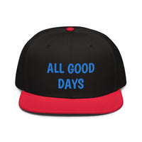 Snapback Hat "1052-0031 All Good Days (Blue Logo)" - JCBTGlobal